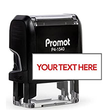 Need a self-inking custom stamp? Order here today. Choose ink color, font style. Rubber Stamp Factory offers Great Prices and Fast Shipping