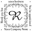 We offer unique fancy stamps with layouts. Choose font style and ink color. Fast shipping